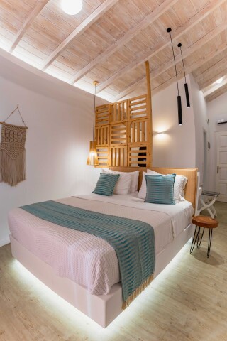 junior suite blue bay elegant bedroom
